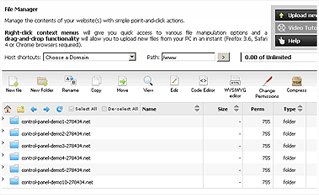 the hepsia hosting control panel The Hepsia hosting Control Panel file manager thumb